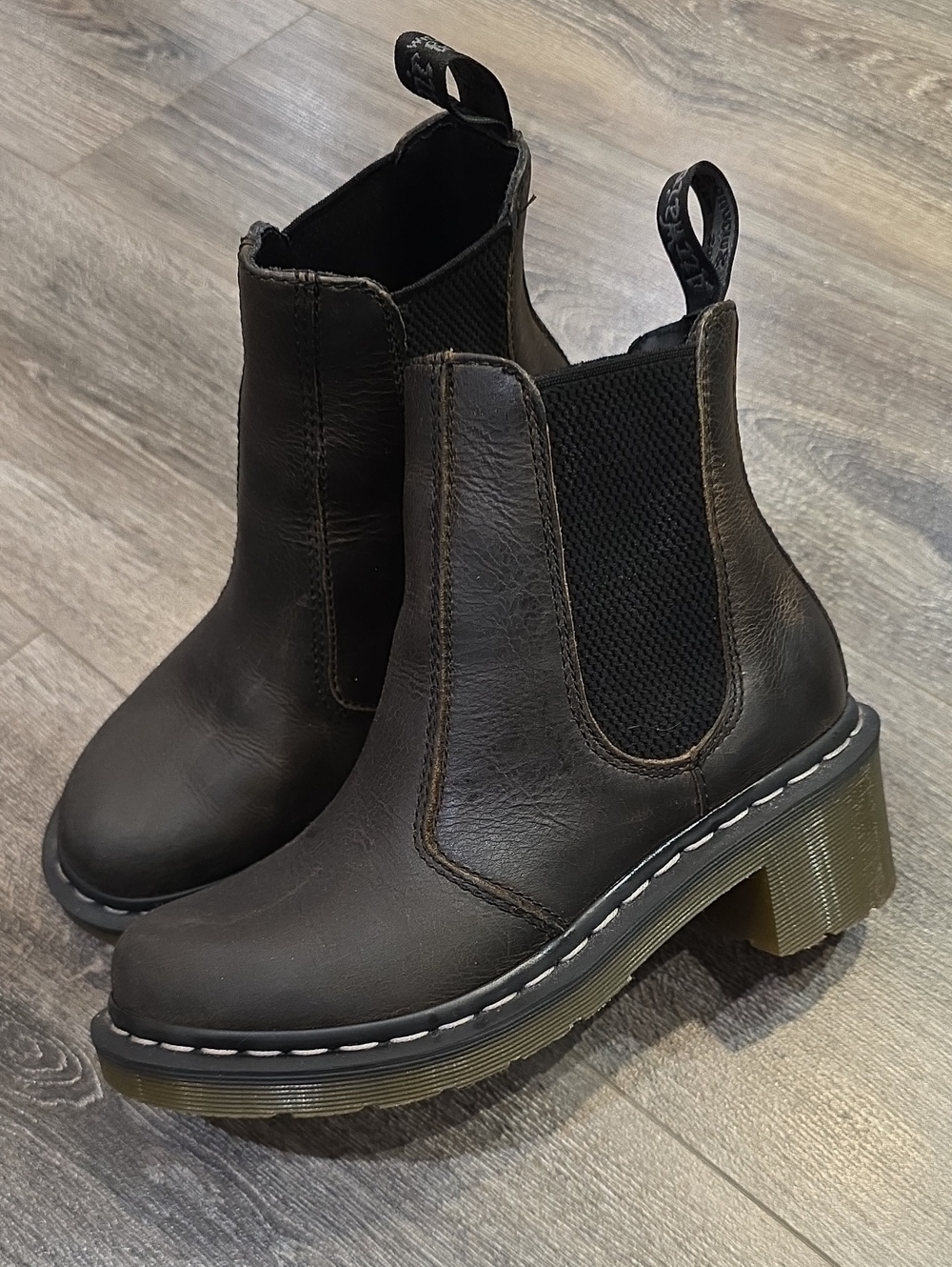 Dr. MARTENS Leather Boots 37 Eur 6 us